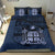 Polynesian Duvet Cover Set - Fiji Bedding Set Dark Blue - Polynesian Pride