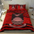 Kiribati Duvet Cover Set - Kiribati Flag & Coat Of Arms Red - Polynesian Pride