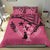 Kosrae Duvet Cover Set - Kosrae Flag Pink - Polynesian Pride