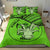 Polynesian Duvet Cover Set - Niue Bedding Set Green - Polynesian Pride