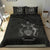 Solomon Island Duvet Cover Set - Flag & Coat Of Arms Black - Polynesian Pride