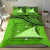 Tokelau Duvet Cover Set - Tokelau Coat Of Arms Green - Polynesian Pride