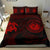 Hawaiian Flag Turtle Polynesian Bedding Set Red - Polynesian Pride