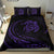 Hawaiian Map Turtle Polynesian Bedding Set - Purple - Frida Style - Polynesian Pride