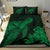 Hawaiian Hibiscus Memory Turtle Polynesian Bedding Set Green - Polynesian Pride