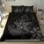 Hawaiian Anchor Plumeria Hamerhead Shark Polynesian Bedding Set - Gray - Polynesian Pride