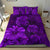 Hawaiian Map Turtle Hibiscus Vintage Polynesian Bedding Set Purple - Polynesian Pride