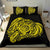 Hawaiian Turtle Hibiscus Polynesian Bedding Set Simple Yellow - Polynesian Pride