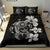 Hawaiian Hibiscus Plumeria Mix Turtle Polynesian Bedding Set Gray - Polynesian Pride