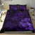 Hawaiian Hibiscus Whale Turtle Dance Polynesian Bedding Set - Purple - Polynesian Pride