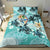 Guam Bedding Set - Blue Turtle Hibiscus - Polynesian Pride