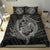 Hawaiian Hammerhead Shark Yin Yang Polynesian Bedding Set - Gray - Polynesian Pride