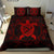 Hawaiian Map Turtle Wave Polynesian Bedding Set Red - Polynesian Pride