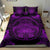 Hawaiian Map Madame Pele Kanaka Polynesian Bedding Set Purple - Polynesian Pride