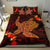 Hawaiian Hibiscus Plumeria Red Big Turtle Polynesian Bedding Set - Polynesian Pride