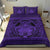 Hawaiian Map Madame Pele Kanaka Plumeria Polynesian Bedding Set Purple - Polynesian Pride