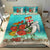 Polynesian Duvet Cover Set - Fiji Bedding Set Ocean Turtle Hibiscus - Polynesian Pride