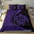 Hawaiian Map Turtle Polynesian Bedding Set - Purple - Circle Style - Polynesian Pride