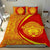 Hawaiian Madame Pele Kanaka Plumeria Polynesian Bedding Set Circle Style - Polynesian Pride