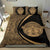 Hawaiian Madame Pele Plumeria Polynesian Bedding Set Circle Style Gold - Polynesian Pride