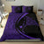 Hawaiian Map Manta Ray Polynesian Bedding Set - Purple - Circle Style - Polynesian Pride