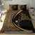 Hawaiian Map Manta Ray Polynesian Bedding Set - Gold - Circle Style - Polynesian Pride