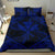 Hawaiian Map Kanaka Hibiscus Blue Polynesian Bedding Set - Polynesian Pride