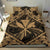 Hawaiian Map Kanaka Hibiscus Gold Polynesian Bedding Set - Polynesian Pride