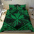 Hawaiian Map Kanaka Hibiscus Green Polynesian Bedding Set - Polynesian Pride