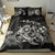 Hawaiian Map Turtle Tattoo Hibiscus Plumeria Polynesian Bedding Set - White - Polynesian Pride