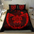 Hawaiian Fish Hook Turtle Heart Polynesian Bedding Set Red - Polynesian Pride