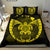 Hawaiian Fish Hook Turtle Heart Polynesian Bedding Set Yellow - Polynesian Pride