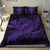 Hawaiian Map Hula Girl Hibiscus Kanaka Polynesian Bedding Set - Purple - Polynesian Pride