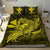 Hawaiian Map Hula Girl Hibiscus Kanaka Polynesian Bedding Set - Yellow - Polynesian Pride