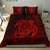 Hawaiian Map Turtle Kanaka Hibiscus Polynesian Bedding Set - Red - Polynesian Pride