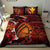 Hawaiian Map Harold Turtle Plumeria Polynesian Bedding Set - Polynesian Pride