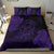 Hawaiian Hibiscus Dolphin Manta Ray Turtle Polynesian Bedding Set Waves Purple - Polynesian Pride