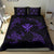 Polynesian Turtle Hammerhead Shark Ray Kanaka Hawaii Bedding Set Circle Purple - Polynesian Pride