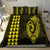 Hawaiian Kakau Fish Hook Polynesian Bedding Set - Yellow - Polynesian Pride