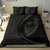 Hawaiian Surfing Waves Fish Hook Polynesian Bedding Set - Circle Style Grey - Polynesian Pride