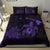 Hawaiian Map Turtle Plumeria Hibiscus Fish Hook Polynesian Bedding Set Purple - Polynesian Pride