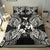 Polynesian Bedding Set - Tonga Duvet Cover Set Map Black - Polynesian Pride