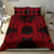 Polynesian Bedding Set - Northern Mariana Islands Duvet Cover Set Map Red - Polynesian Pride