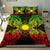 Polynesian Bedding Set - Marshall Islands Duvet Cover Set Map Reggae - Polynesian Pride