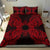 Polynesian Bedding Set - Marshall Islands Duvet Cover Set Map Red - Polynesian Pride