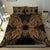 Polynesian Bedding Set - Marshall Islands Duvet Cover Set Map Gold - Polynesian Pride