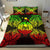 Polynesian Bedding Set - French Polynesia Duvet Cover Set Map Reggae - Polynesian Pride