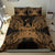 Polynesian Bedding Set - Fiji Duvet Cover Set Map Gold - Polynesian Pride