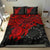Polynesian Bedding Set - Cook Islands Duvet Cover Set - Red Turtle Red - Polynesian Pride