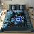 Polynesian Duvet Cover Set - Fiji Bedding Set Tapa Turtle Hibiscus Blue - Polynesian Pride